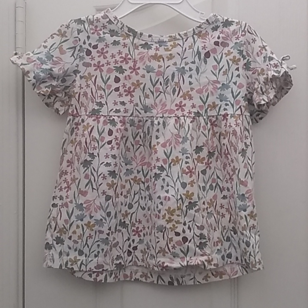 Girls carters ruffle sleeved dress 4t